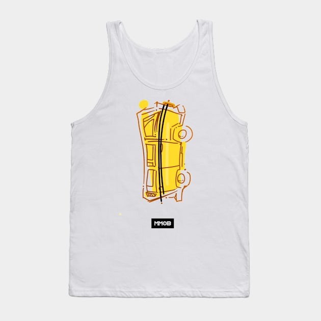 Danfo (white) Tank Top by Steeze Abiola